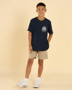 Boys' Skull Anchor Volley Shorts