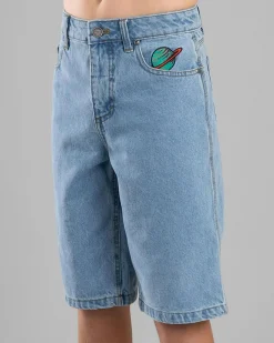 Boys' Space Rocket Denim Shorts