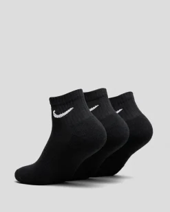 Boys' Training Ankle Socks 3 Pack