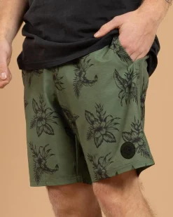 Bramble Elastic Waist Shorts