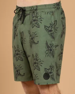Bramble Elastic Waist Shorts