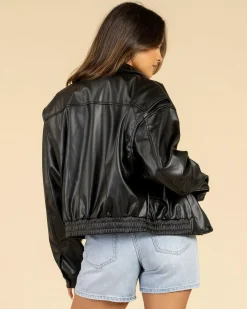 Brando Faux Leather Jacket