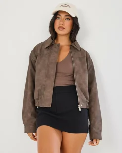 Brando Faux Leather Jacket