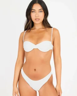 Brighton Eyelet Pico High Cut Bikini Bottom