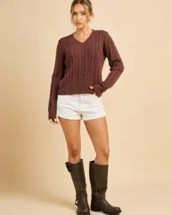 Bristol V Neck Knit Jumper