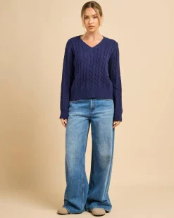 Bristol V Neck Knit Jumper