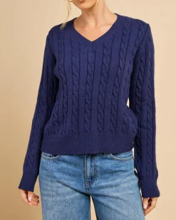 Bristol V Neck Knit Jumper