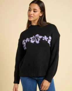 Cala Nights Hibiscus Knit Sweater