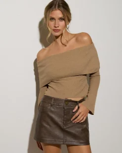 Candice Off Shoulder Knit Top