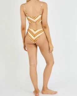 Catalina Stripe Cheeky Bikini Bottom