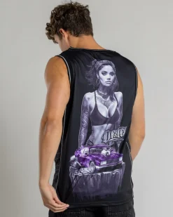Charred Muscle Tank