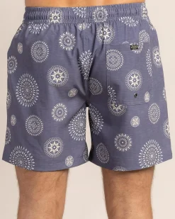 Circuit Elastic Waist Board Shorts