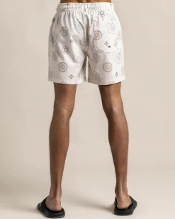 Circuit Elastic Waist Board Shorts