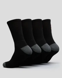 Classic Dot Crew Socks 4 Pack