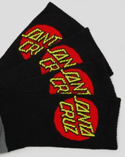 Classic Dot Crew Socks 4 Pack