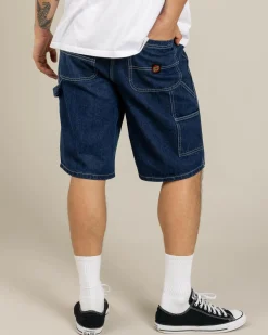 Classic Dot Denim Carpenter Shorts