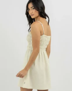 Classic Shirred Mini Dress