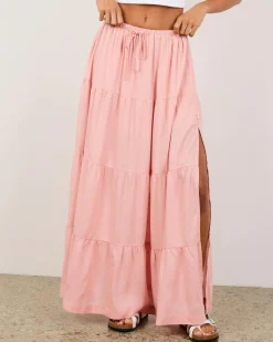 Classic Tiered Maxi Skirt