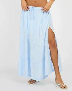 Classic Tiered Maxi Skirt