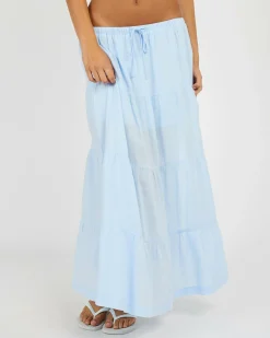 Classic Tiered Maxi Skirt