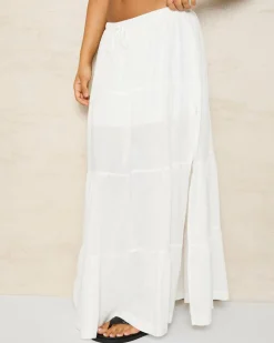 Classic Tiered Maxi Skirt