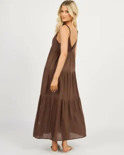 Classic Tiered Midi Dress