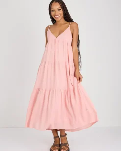 Classic Tiered Midi Dress