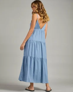 Classic Tiered Midi Dress