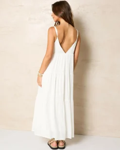 Classic Tiered Midi Dress