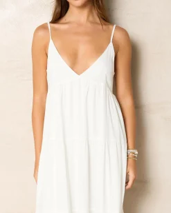 Classic Tiered Midi Dress