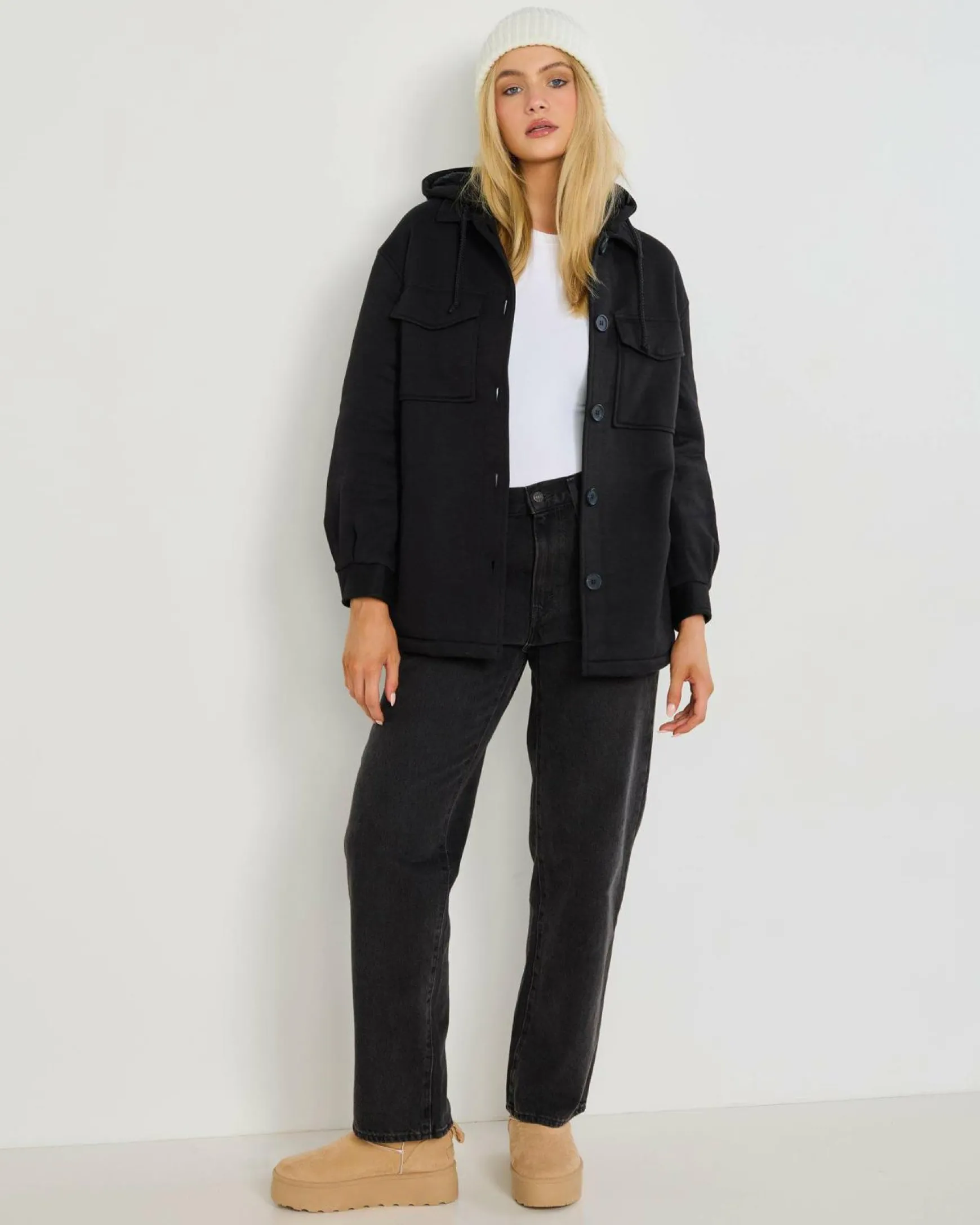 Claudia Hooded Shacket