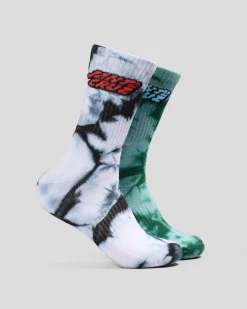 Comic Stack Crew Socks 2 Pack