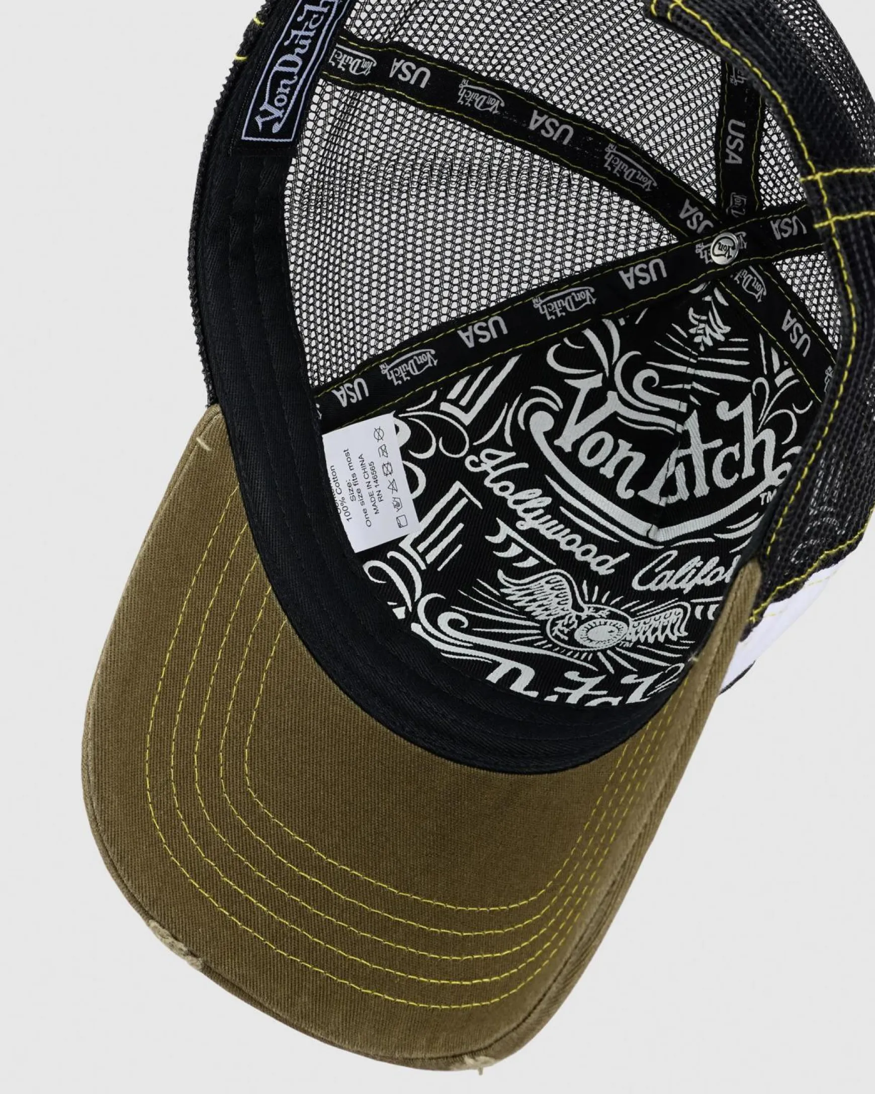 Contrast Wash Trucker Cap