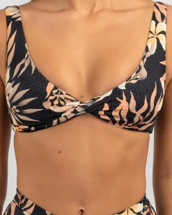 Coral Gardeners Twisted Bralette Bikini Top
