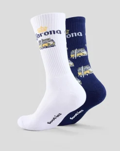Corona Kombi Sneaker Sock 2 Pack