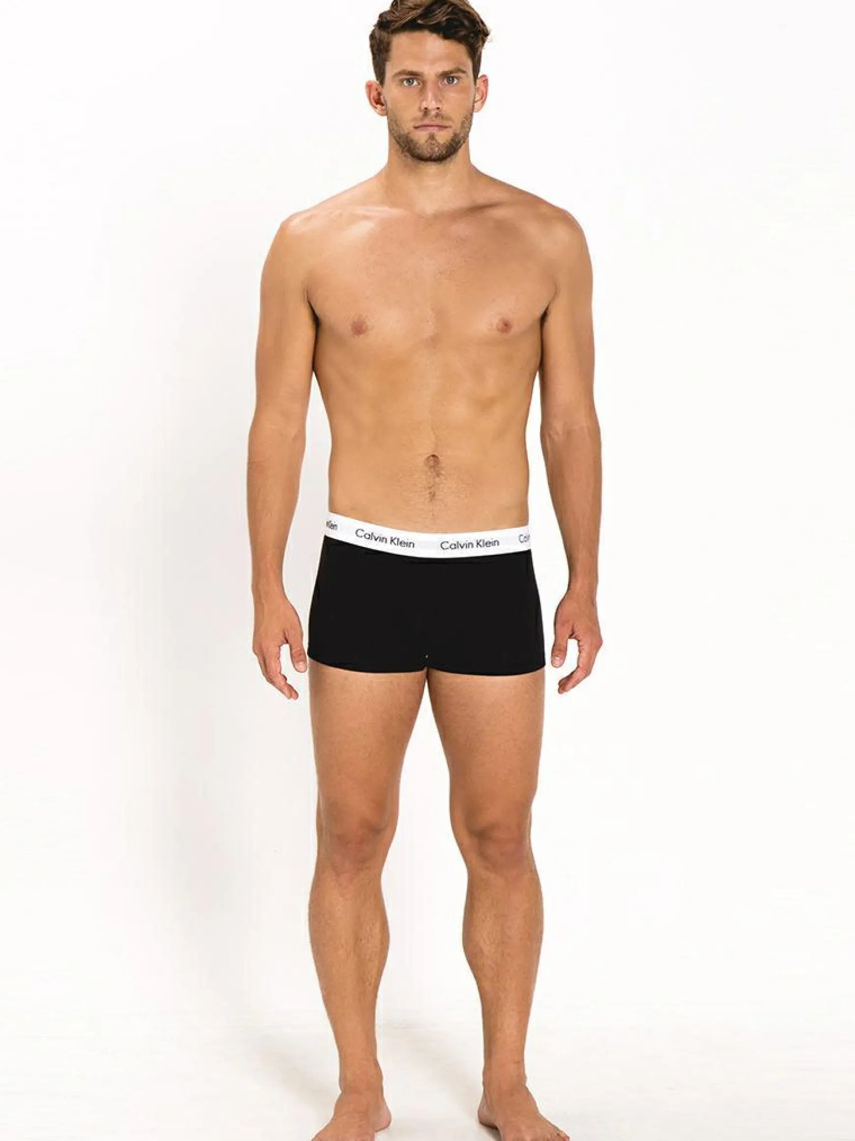Cotton Stretch Low Rise Trunks 3 Pack