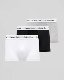 Cotton Stretch Low Rise Trunks 3 Pack