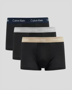 Cotton Stretch Low Rise Trunks 3 Pack