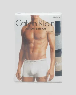 Cotton Stretch Low Rise Trunks 3 Pack