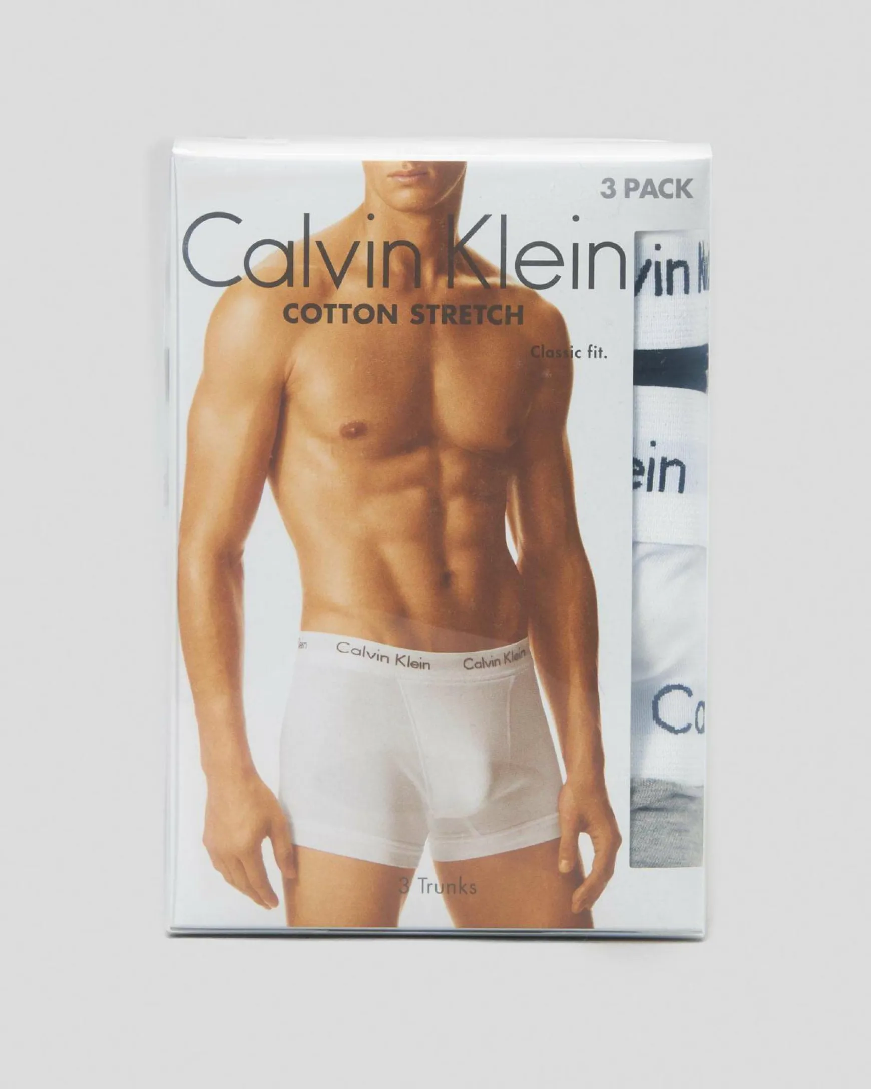 Cotton Stretch Trunks 3 Pack