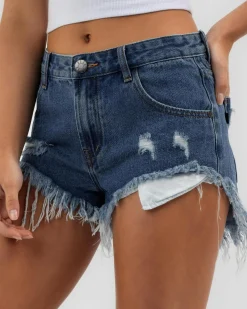 Cyrus Micro Denim Shorts
