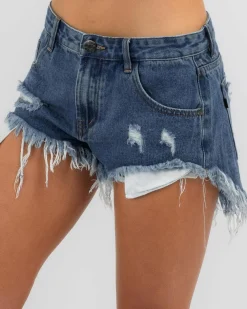 Cyrus Micro Denim Shorts
