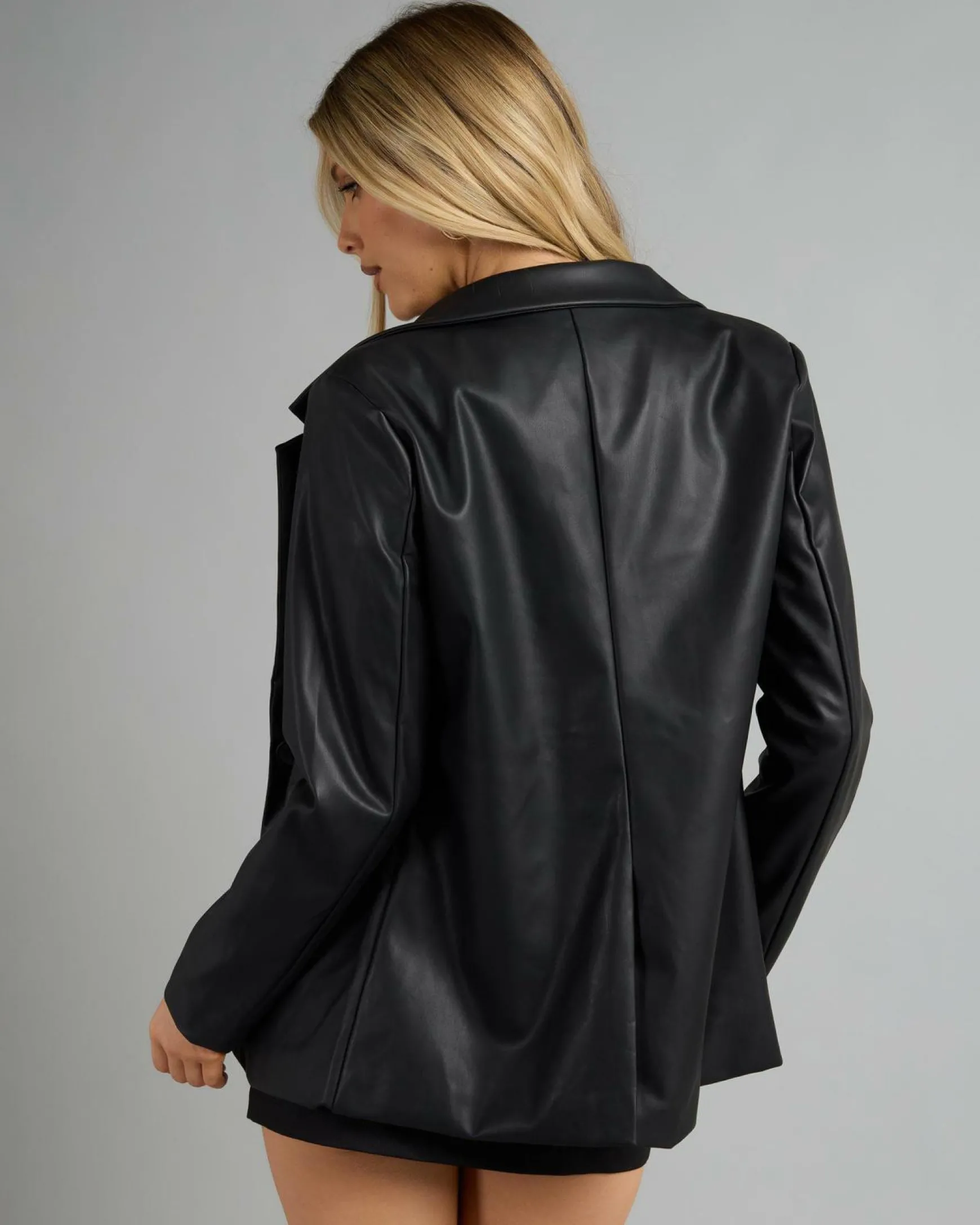 Danny Faux Leather Jacket