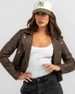 Davidson Faux Leather Jacket