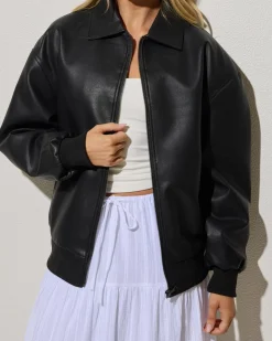 Dean Faux Leather Jacket