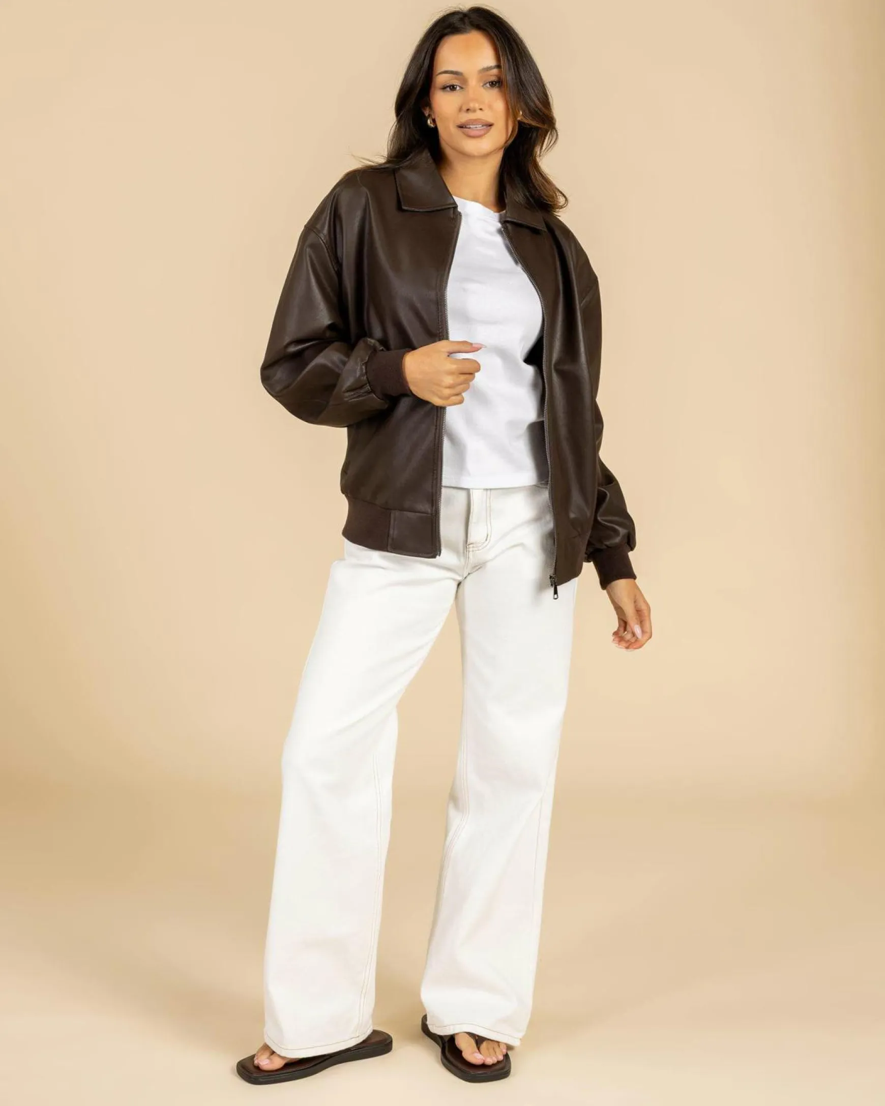 Dean Faux Leather Jacket