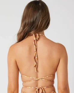 Deco Wrap Slide Triangle Bikini Top