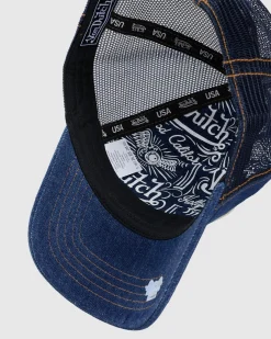 Denim Throwback Trucker Cap