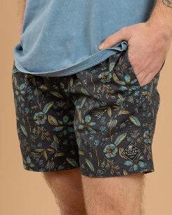 Dewfall Elastic Waist Shorts