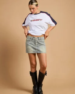 Dirty Mavericks Denim Mini Skirt
